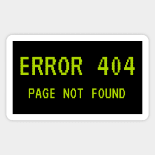 Error 404 Page Not Found Magnet